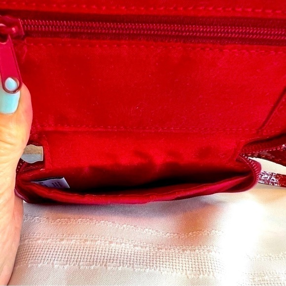 $5 ADD ON with $15+ Bundle Liz Claiborne Red Croc Mini Wallet Wristlet EUCβ - Picture 6 of 7